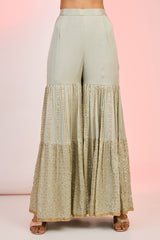 Traditional Sequin Sharara Suit – Ethnic Party Wear