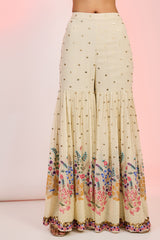 Multicolour Floral Jaal Embroidered Suit – Designer Ethnic Wear