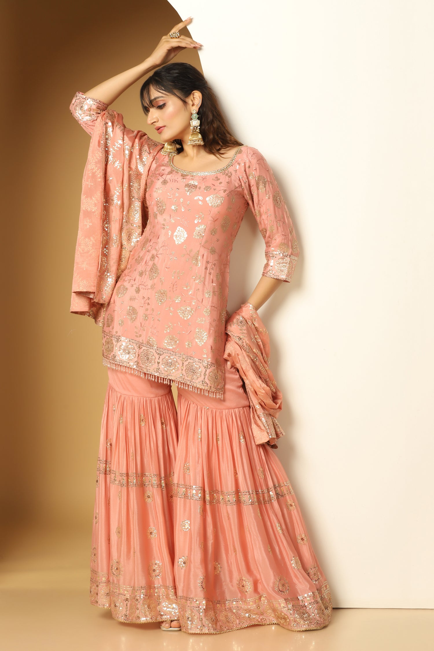 Blooming Garden Sequin Sharara