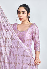 Purple and Gold Sharara