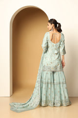 Blooming Garden Sequin Sharara