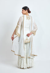 Ivory Bell Selvees Kurta and Sharara