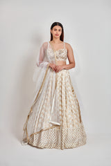 Flora Garden Embroidered Bridal Lehenga Set