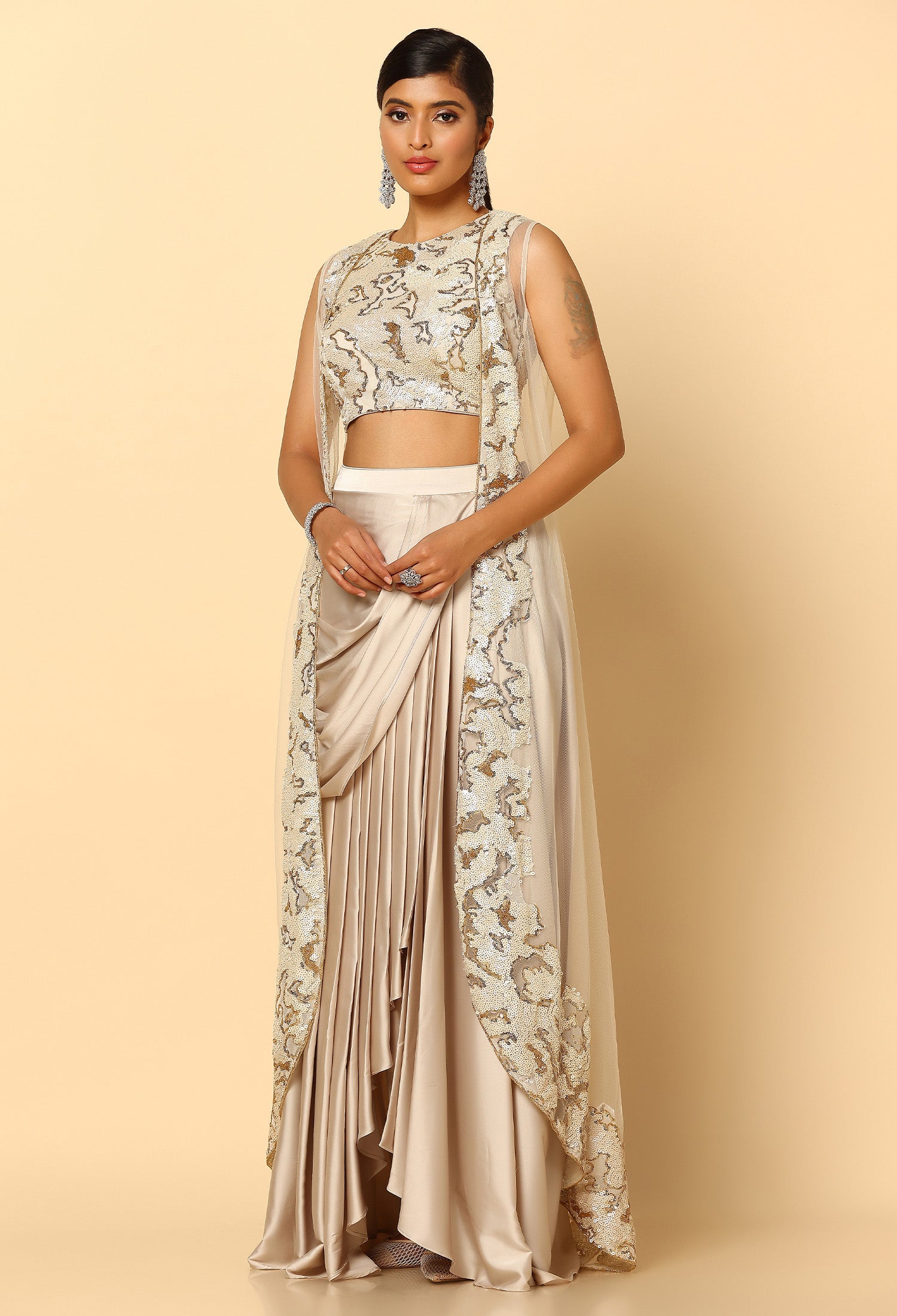 Ivory and Gold Fusion Wear