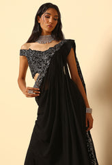 Black and Silver Sharara