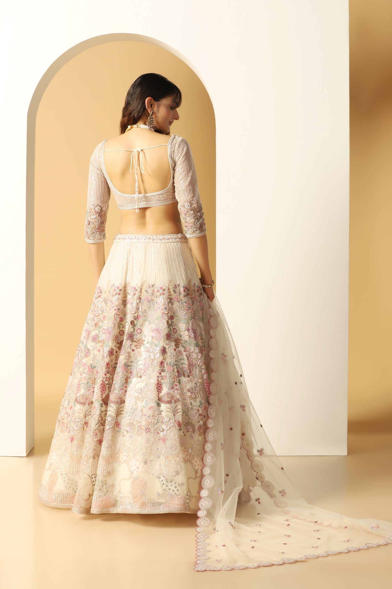 Floral Embroidered Lehenga Set