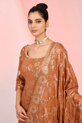 Flower Jaal embroidery Kurti Sharara